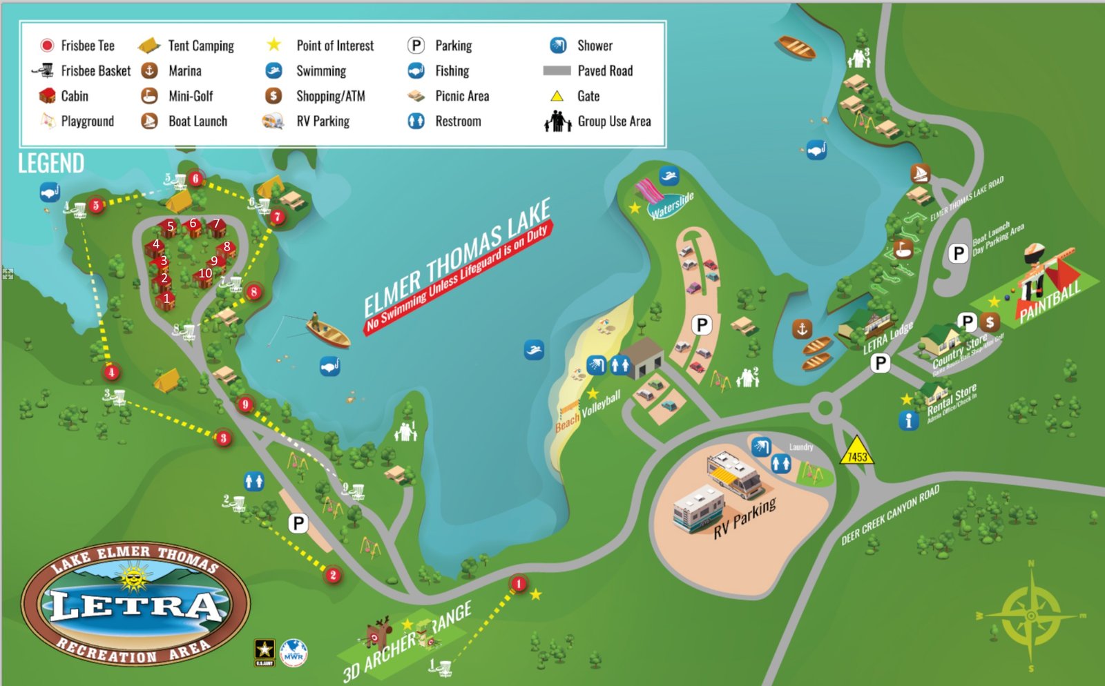 LETRA Park Map